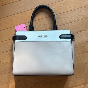 Kate Spade Black and Cream Handbag